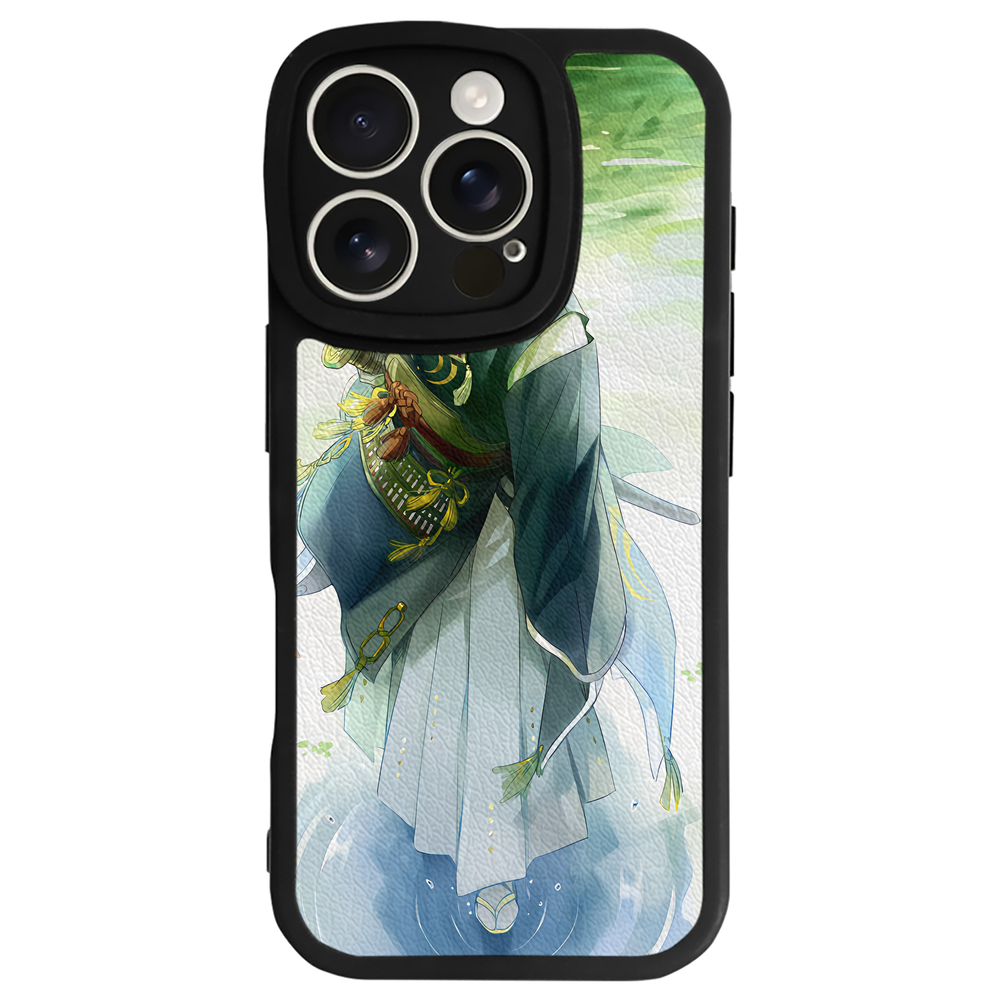（画像用） 刀剣乱舞 Touken Ranbu 【iPhone 16シリーズ対応】シリコンスマホケース（レザー調） 材質：シリコン